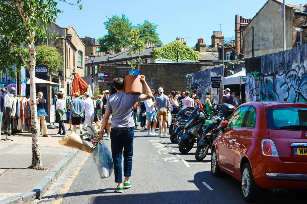 Columbia Road Flower Market Shoreditch