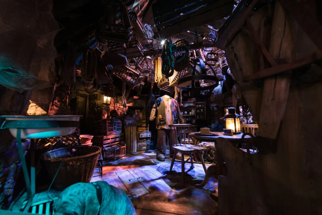 L'antre d'Hagrid aux studios Harry Potter de Londres