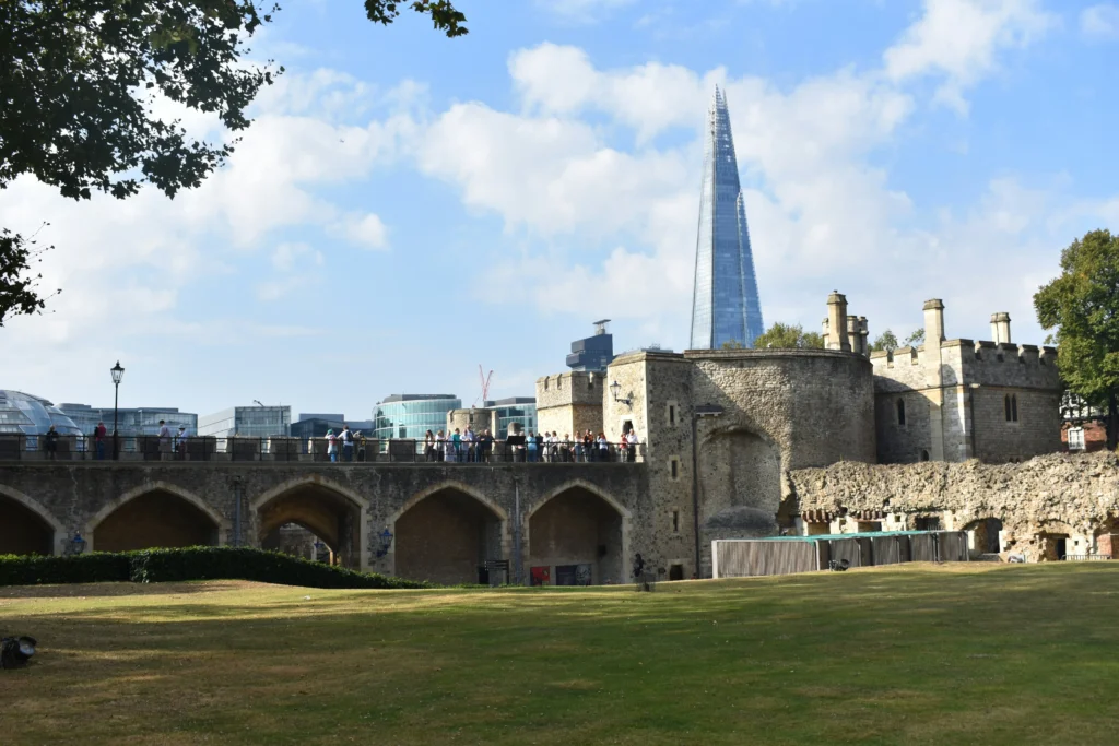 The Shard, vue depuis la Tour de Londres