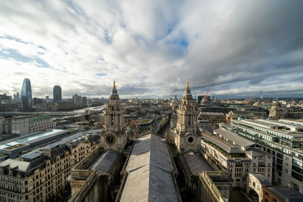 Vue depuis le Dome de la Cathédrale Saint Paul